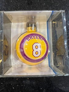 Los Angeles Lakers rare Kobe Bryant collectible bulb ornament Foco