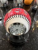 Cleveland Indians Baseball Clock In Case Made By Rawlings