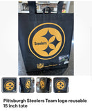 Pittsburgh Steelers Team logo reusable 15 inch tote.