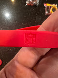 New England Patriots Adult Mylar NFL Team Logo + Color 3pk Wristbands Bracelet by Forever Collectibles