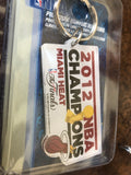 Miami Heat 2013 NBA Champions commemorative acrylic key ring keychain