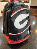 Georgia Bulldogs team logo 2 compartment backpack.

100 % polyester.
