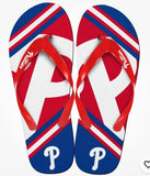 Philadelphia Phillies MLB mens size XL flip flops sandals team logo