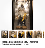 Tampa Bay Lightning NHL Thematic Garden Gnome Foco 12inch. Condition is New. Shipped with USPS Priority Mail.