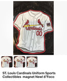 ST. Louis Cardinals team jersey Sports Collectibles magnet New! 6"Foco.

Never used