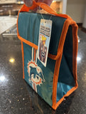 Miami Dolphins NFL logo lunch bag pouch new with tags