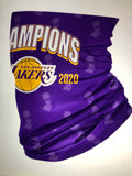 Los Angeles Lakers 2020 NBA Champions Neck Gaiter Scarf/Face Mask by Forever Collectibles is a stylish and versatile accessory for basketball fans