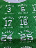 Boston Celtics Nba Dynasty Player legends Banner 24X36 top quality wool banner.

Raised wool letters and patches. Hugh with top quality.new