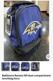 Baltimore Ravens NFL duel compartment lunchbag foco.