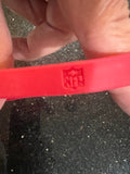 Forever Collectibles New York Giants Adult Mylar NFL Team Logo + Color 3pk Wristbands Bracelet