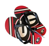 Georgia Bulldogs NCAA Team Logo Unisex Adult size Flip Flops Sandals by Forever Collectibles