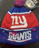 New York Giants NFL Team logo light up LED light hat
