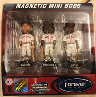Boston Red Sox 2004 MLB World Series Champions mini bobblehead set Ortiz Ramirez Damon.