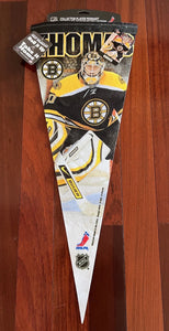 Boston Bruins great Tom Thomas NHL full size 30 inch pennant