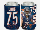 CHICAGO BEARS 
CAN COOLER 
12 OZ. 
KYLE LONG
Full color imprinted 12 oz. can cooler with an imprint area of 4" x 8" made with 1/8" high density foam. Made in the USA.