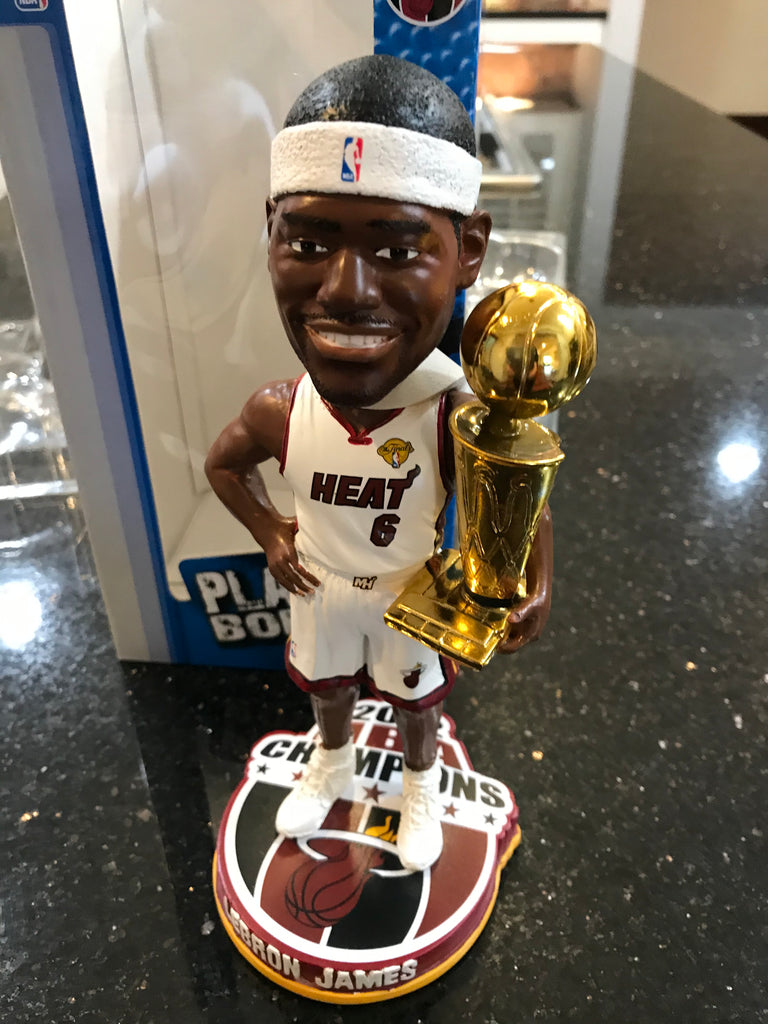 LeBron James Miami Heat 2012 NBA Finals Champions Trophy Bobblehead