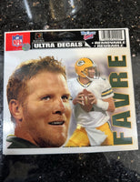 Green Bay Packers Brett Favre NFL 5X6 player decal