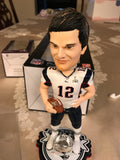 New England Patriots Tom Brady NFL Super Bowl 49 Champion Ring Base Bobblehead