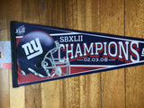 New York Giants Super Bowl 42 Champions Full Size Felt Pennant by WinCraft