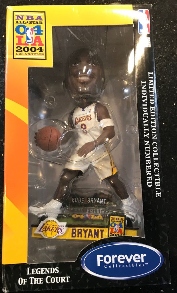 Los Angeles Lakers rare 2004 All Star Game Kobe Bryant bobblehead.