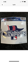 Boston Red Sox 2013 World Series Champions Ultra decal.