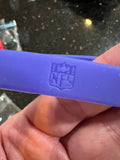 Minnesota Vikings NFL Adult Mylar Team Color and Logo Wristbands Bracelets 3pk by Forever Collectibles