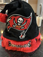 Tampa Bay Buccaneers NFL plush Solid Color team logo Santa hat