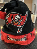 Tampa Bay Buccaneers NFL plush Solid Color team logo Santa hat