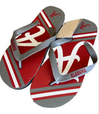 Alabama NCAA Team Logo Unisex Flip Flops Sandals by Forever Collectibles see size chart in photos