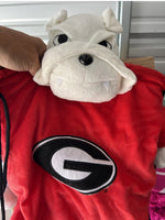 Georgia Bulldogs NCAA team mascot drawstring backpack childs