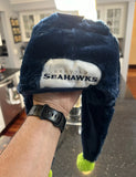 Seattle Seahawks NFL team logo adult plush helmet hat