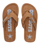 Dallas Cowboys NFL team logo Color Pop Mens contoured flip flops sandals