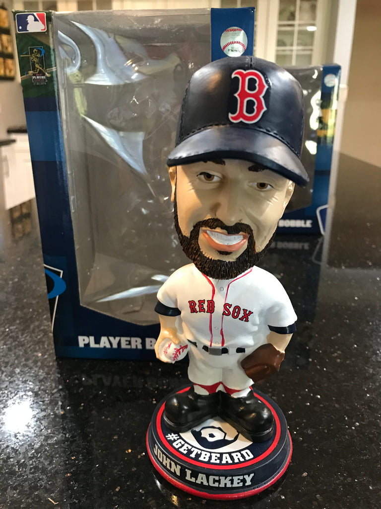 John Lackey Boston Red Sox 2013 World Series Get Bearded bobblehead by Forever Collectibles.