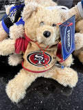 San Francisco 49ers NFL team logo plush hoody bear.