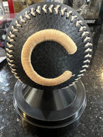 Chicago Cubs Roadster embroitered Rawlings collectible baseball in case..