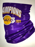 Los Angeles Lakers 2020 NBA Champions Neck Gaiter Scarf/Face Mask by Forever Collectibles is a stylish and versatile accessory for basketball fans