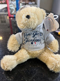 New York Yankees MLB Team Logo Plush Furry Hoody Bear by Forever Collectibles