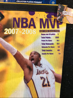 Los Angeles Lakers rare 2006-07 Kobe Bryant NBA MVP full size pennant