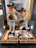 Houston Astros Roger Clemens and Andy Pettite MLB All Star Game Duel Bobblehead, featuring two former Houston Astros pitchers