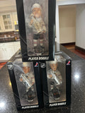 Chicago Blackhawks 3 Player NHL 2010 Stanley Cup Champions Bobblehead Set by Forever Collectibles celebrates the team's victory in the National Hockey League. This collectible set showcases three players Teows, Kane, Keith