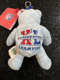 Pittsburgh Steelers Super Bowl 40 Champions mini bear keychain Key Ring.
