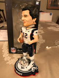 New England Patriots Tom Brady NFL Super Bowl 49 Champion Ring Base Bobblehead