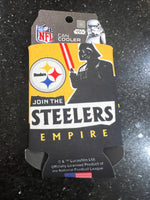 Pittsburgh Steelers NFL Team Logo and Darth Vader Star Wars 12 oz Can Cooler by WinCraft