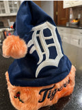 Detroit Tigers with this festive MLB team logo plush adult Santa hat from Foco.