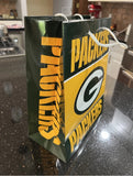 Green Bay Packers NFL Official 13 Inch X 10 Inch Glossy Gift Bag.