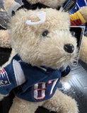 New England Patriots Rob Gronkowski plush jersey bear foco.