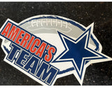 Dallas Cowboys Nfl large football car magnet thematic. Americas team 8X6 magnet made by foco
New