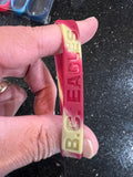Boston College Eagles NCAA Adult Mylar Team Color Bracelets Wristbands 3pk by Forever Collectibles are stylish accessories for football fans of the Boston College Eagles.