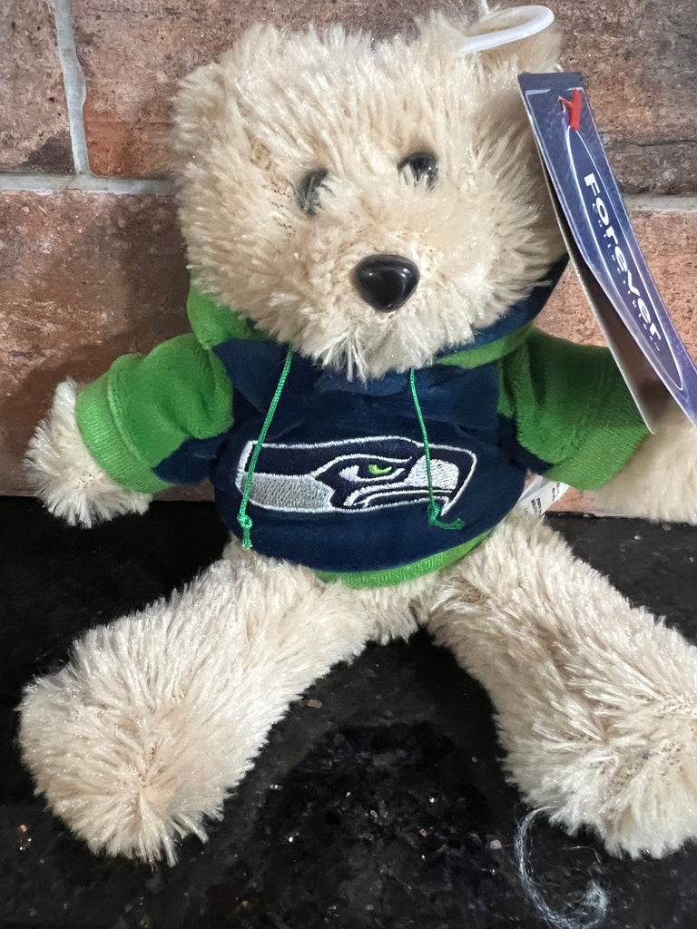 Seattle Seahawks NFL Team logo plush hoodie bear foco