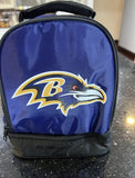 Baltimore Ravens NFL duel compartment lunchbag foco.